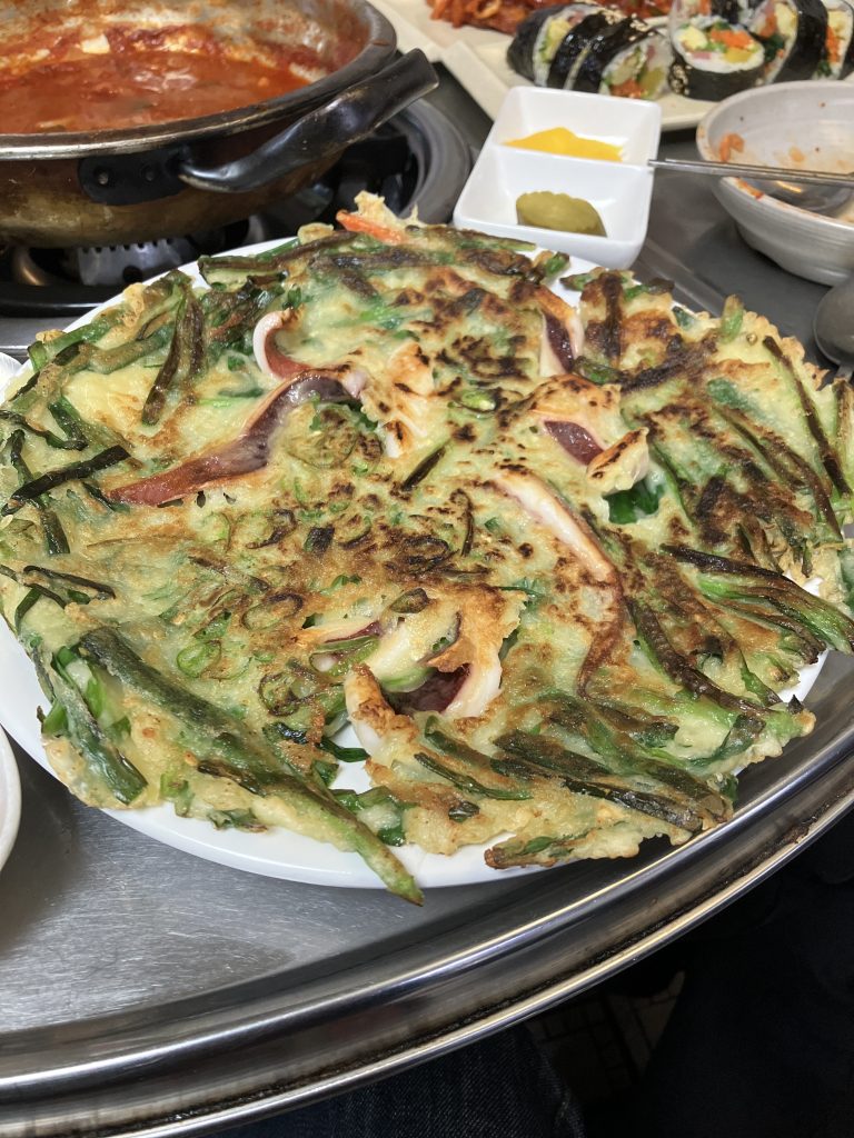 부추전, 해물파전
