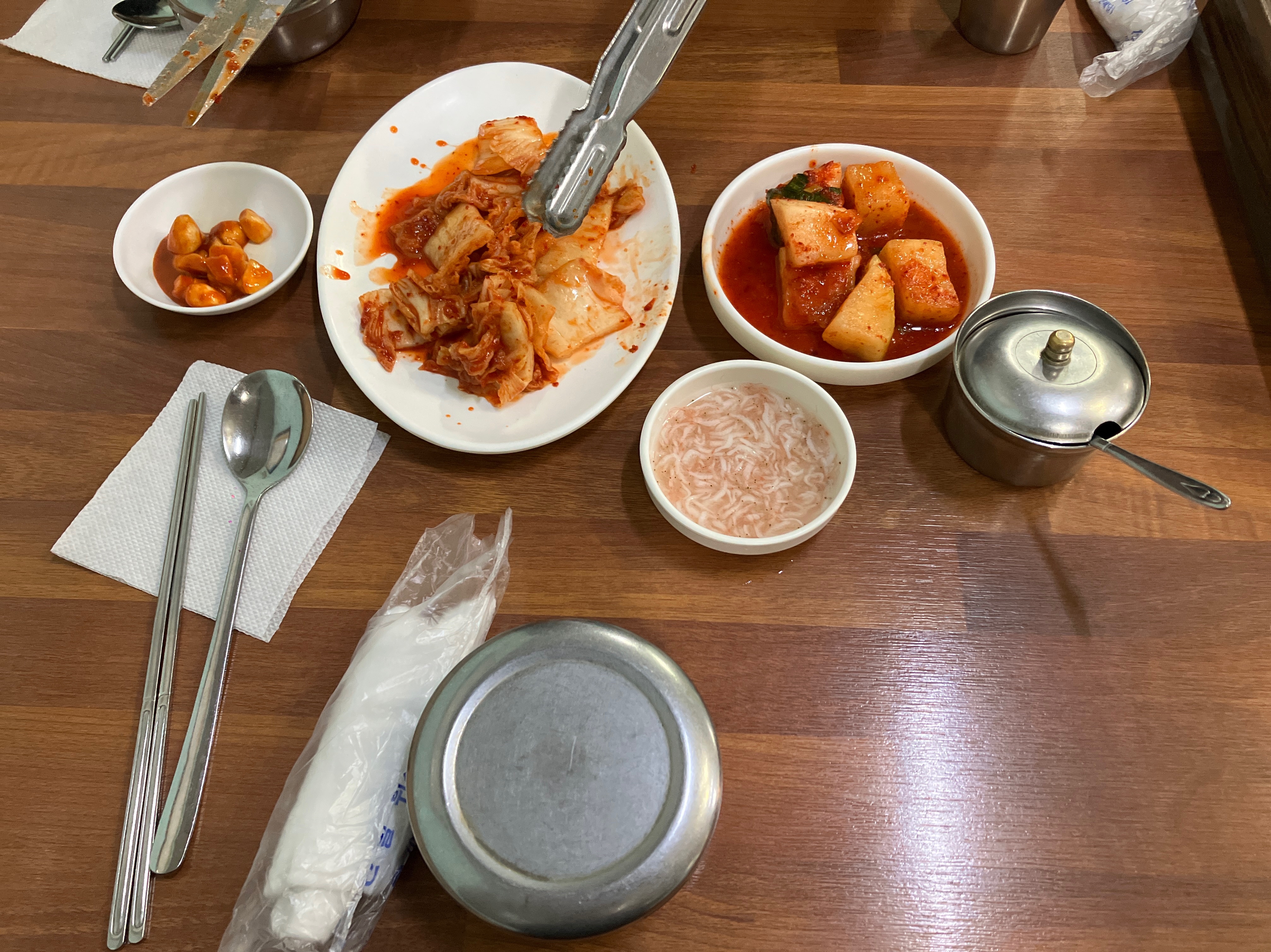 춘천 순대국 맛집 다우리순대국 기본찬