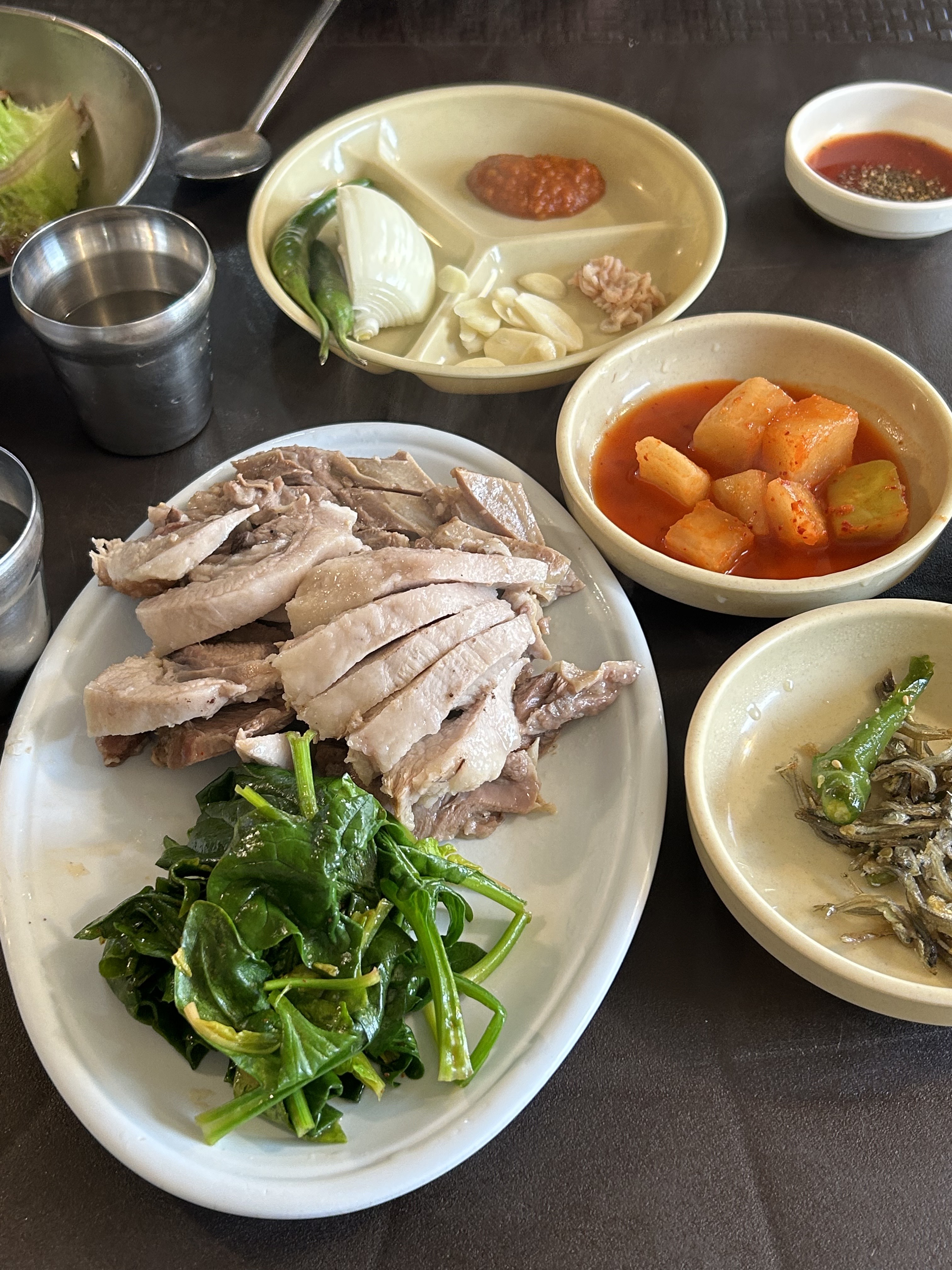 여수여행 나진국밥 수육