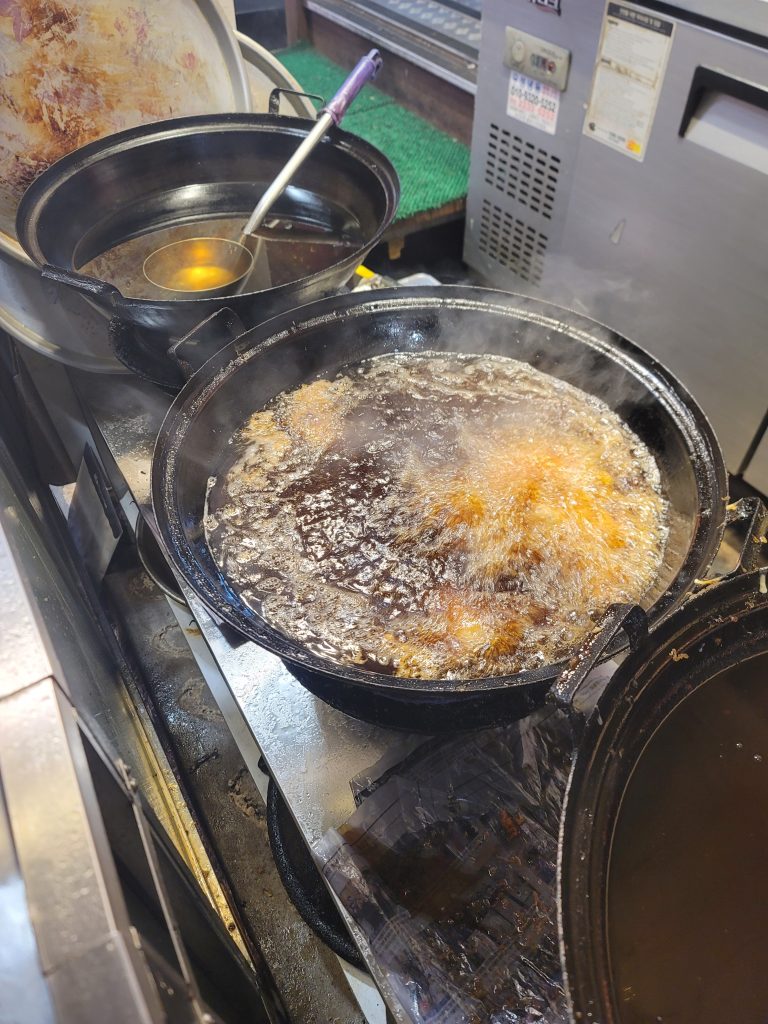 남원통닭 조리