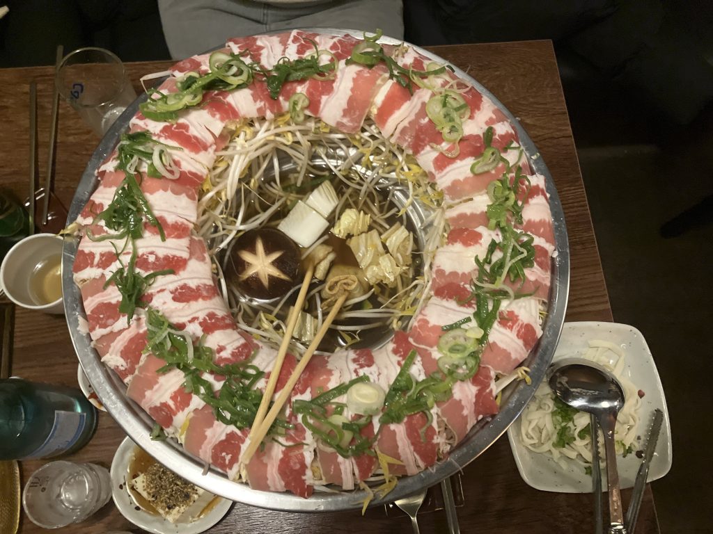 춘천 스지명당 꽃전골