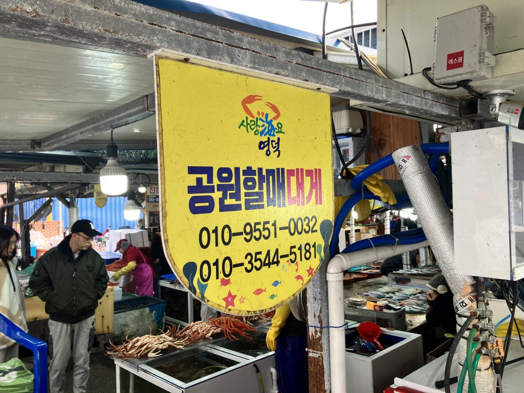 영덕 대게축제 공원할매대게
