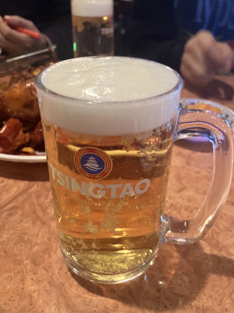 벽돌 해피푸드 칭타오 생맥주
