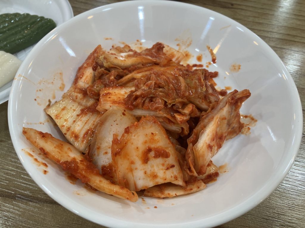 춘천 일품칼국수 김치