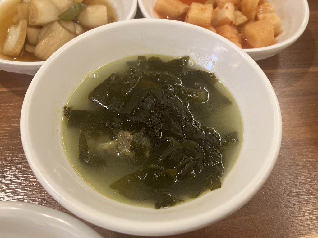 춘천 평창손왕정 막걸리집 미역국