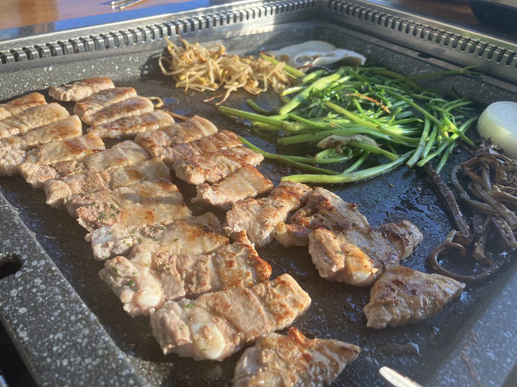 가평 고우다 익은 삼겹살