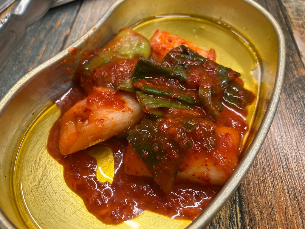 한양양곱창 파김치