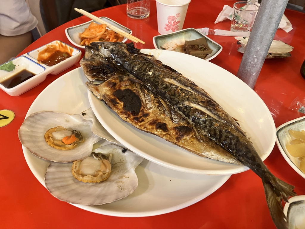 동명항 초롱이네 포차 고등어 소금구이