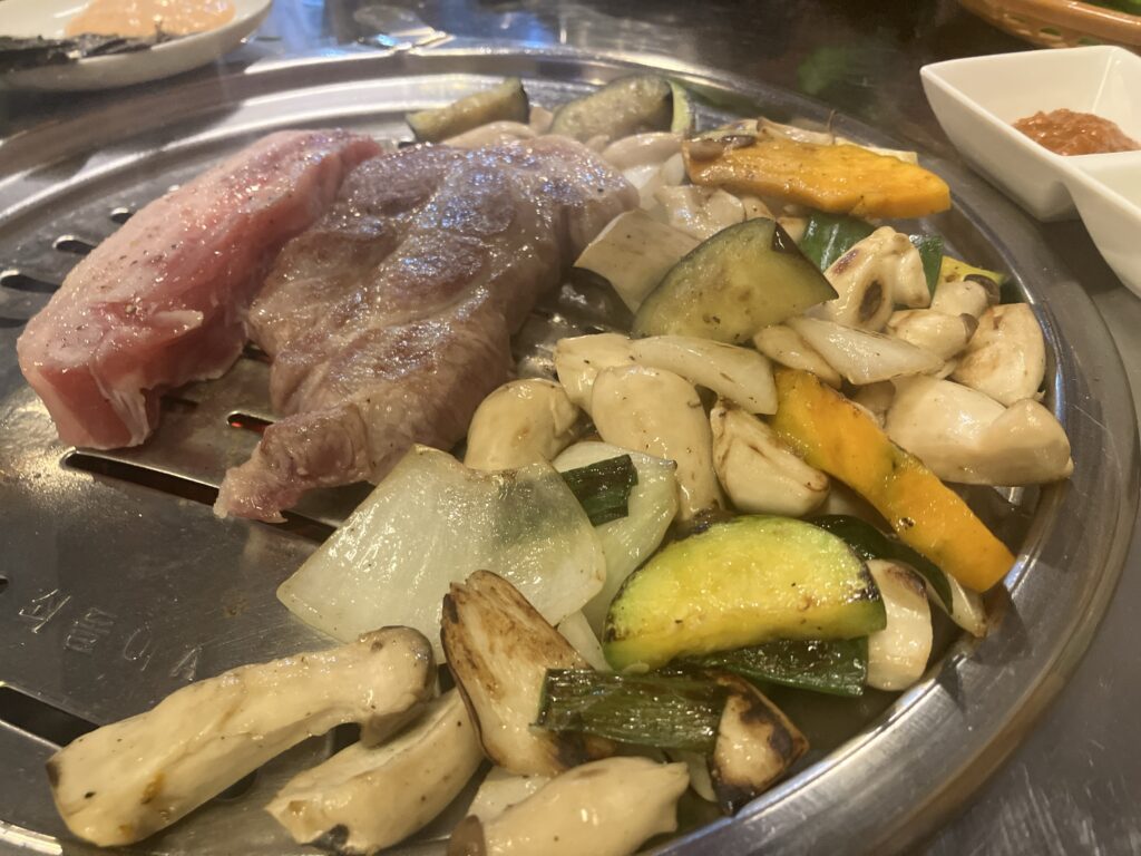 고기호랑이 삽겹살