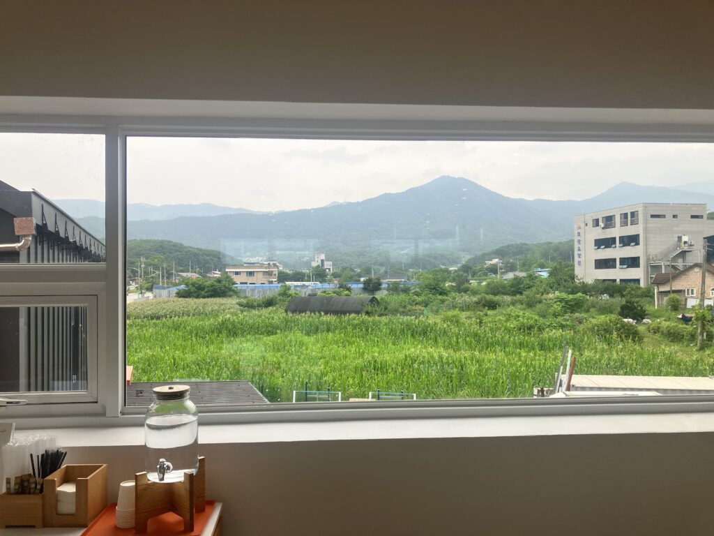 춘천카페 데이글로우 2층 뷰